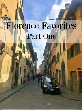 Florence Faves pt 1
